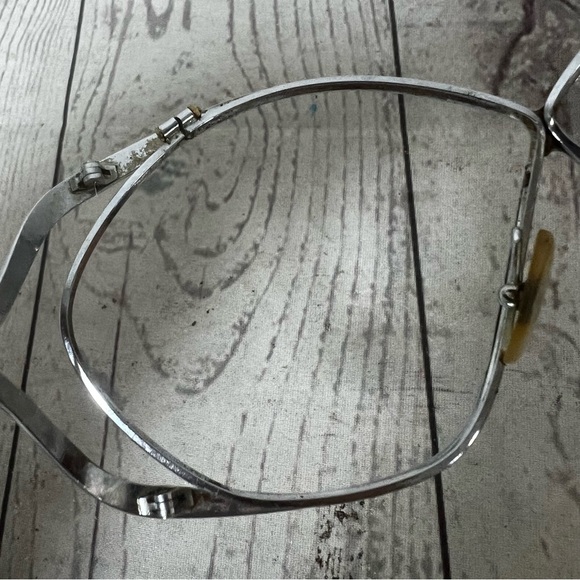 Vintage 1970’s Christian Dior Butterfly Sunglasses Frames Only Silver Metal main image 4